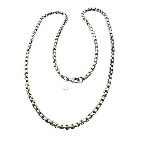 Joseph Esposito Box Link Chain 18 Inch Necklace 29 Gram - Picture 1 of 3